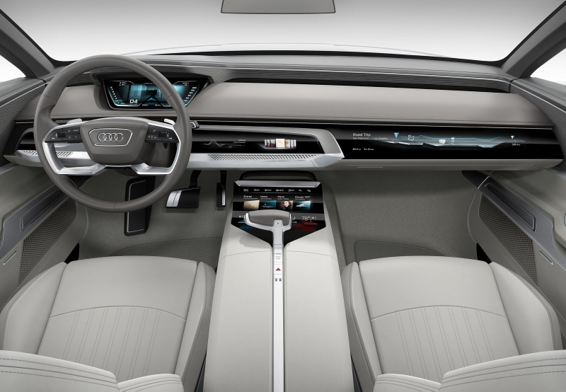 Illustration for article titled This Touch Screen Car Interior Is A Realistic Vision Of The Near Future